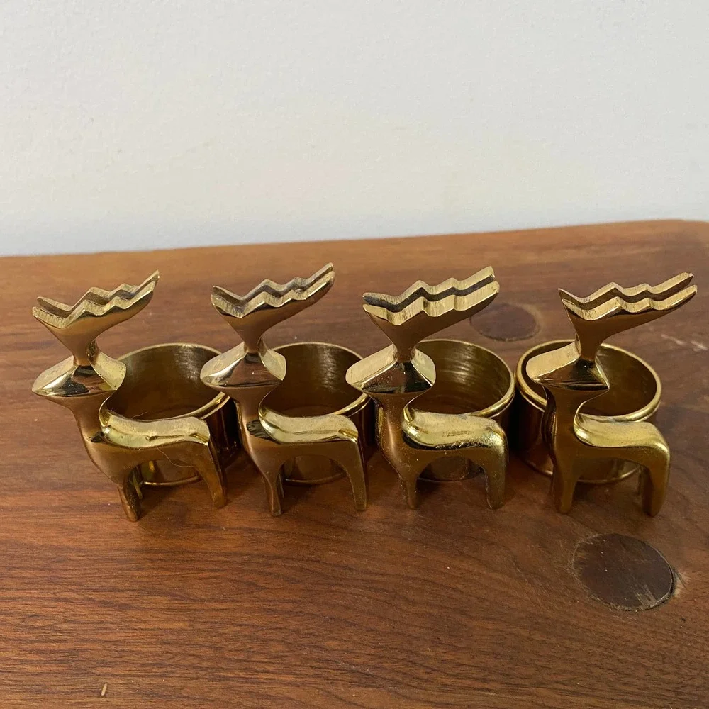 Christmas Reindeer Napkin Ring and Name Card Holder - Picture 7 of 7